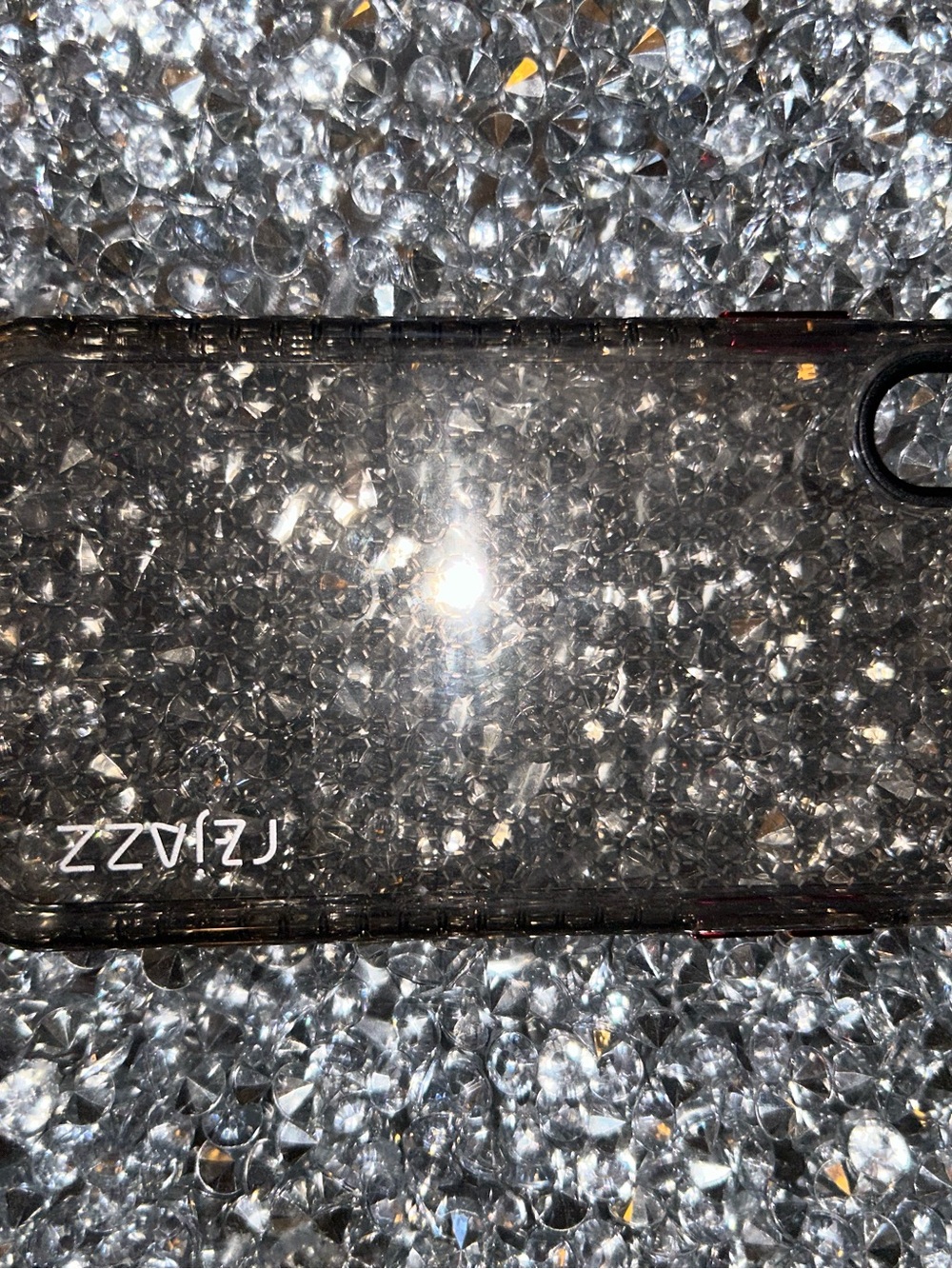 iPhone XR Clear Black Transparent Phone Case -
